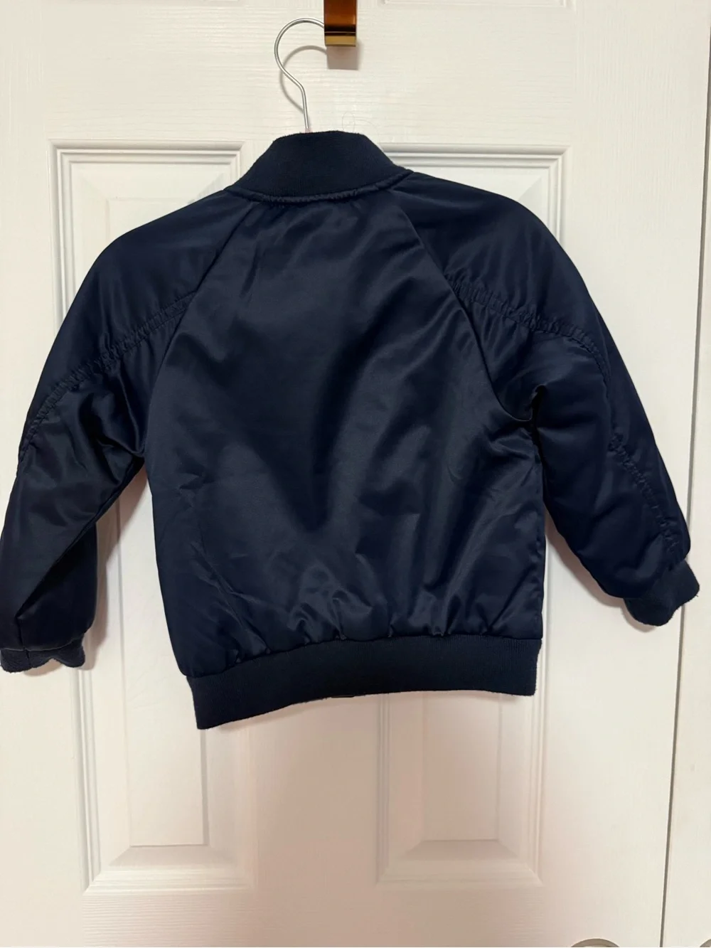 💙Old Navy 💙 Navy Bomber Jacket with Multicolor Patch Details
